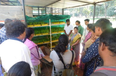 Exposure visit to hydroponic Unit