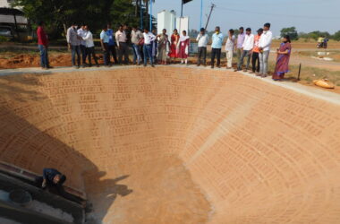 Visit to dry land project - water conservation techniques