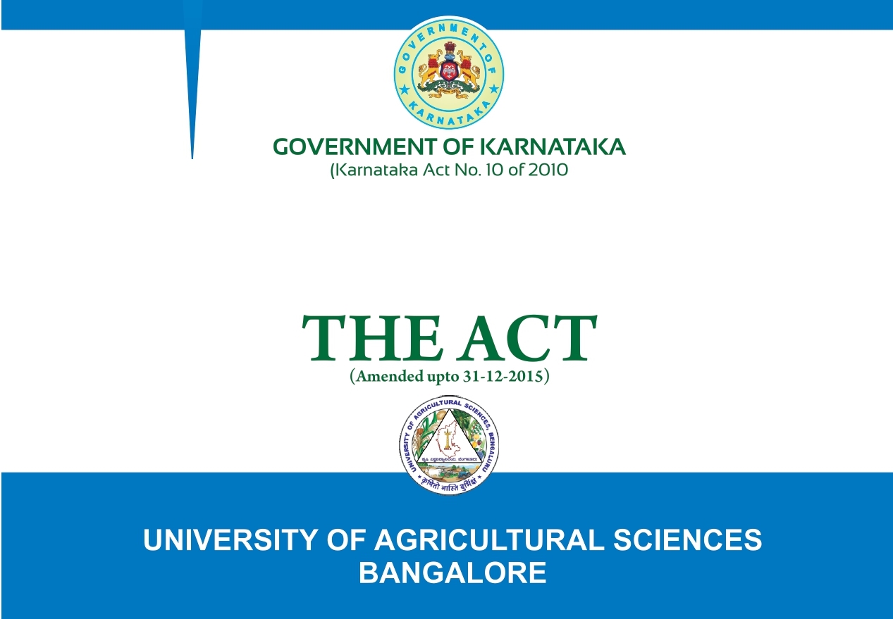 About University - University of Agricultural Sciences, Bangalore